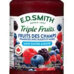 Tartinade aux fruits des champs sans sucre ajouté E.D.SMITH TRIPLE FRUITSᴹᴰ