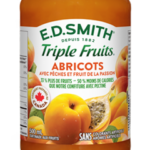 Tartinade aux abricots, pêches et fruit de la passion E.D.SMITH TRIPLE FRUITSᴹᴰ