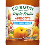 Tartinade aux abricots, pêches et fruit de la passion sans sucre ajouté E.D.SMITH TRIPLE FRUITSᴹᴰ