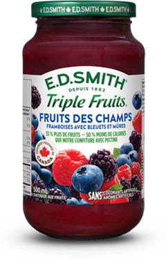 Tartinade aux fruits des champs E.D.SMITH TRIPLE FRUITSᴹᴰ