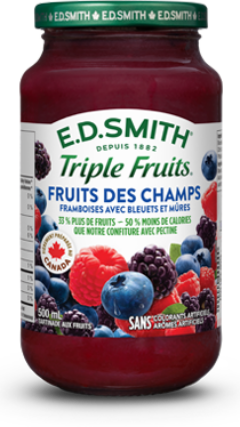 Tartinade aux fruits des champs E.D.SMITH TRIPLE FRUITSᴹᴰ
