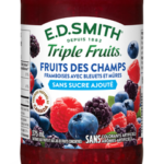 Tartinade aux fruits des champs sans sucre ajouté E.D.SMITH TRIPLE FRUITSᴹᴰ