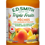 Tartinade aux pêches, mangues et oranges E.D.SMITH TRIPLE FRUITSᴹᴰ