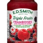 Tartinade aux framboises, fraises et mûres E.D.SMITH TRIPLE FRUITSᴹᴰ