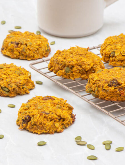 Biscuits sains à la citrouille pour le déjeuner