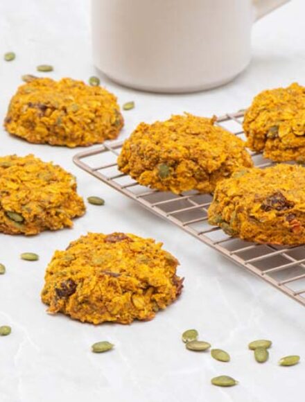 Biscuits sains à la citrouille pour le déjeuner
