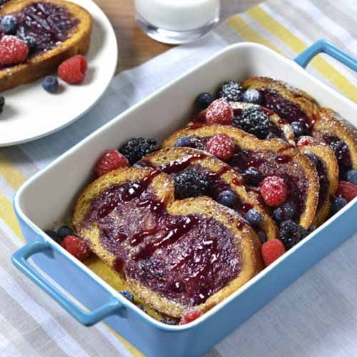 Pain Perdu aux Fruits Rouges