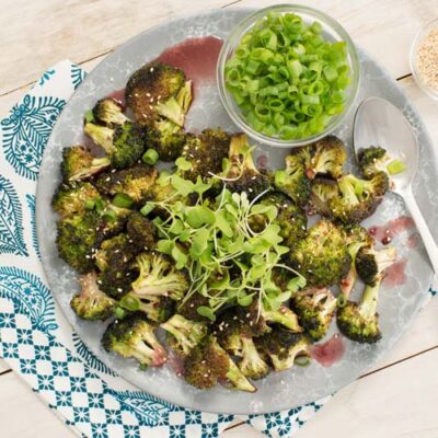 Fleurons de Brocoli Rôtis Sucrés et Épicés