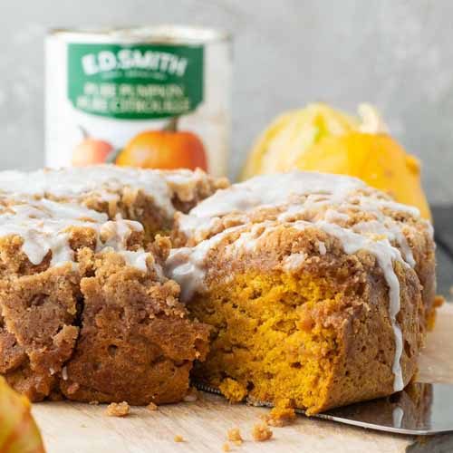 Gâteau au café streusel à la citrouille