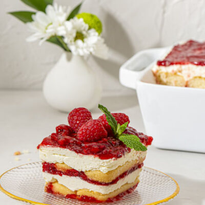 Tiramisu aux framboises