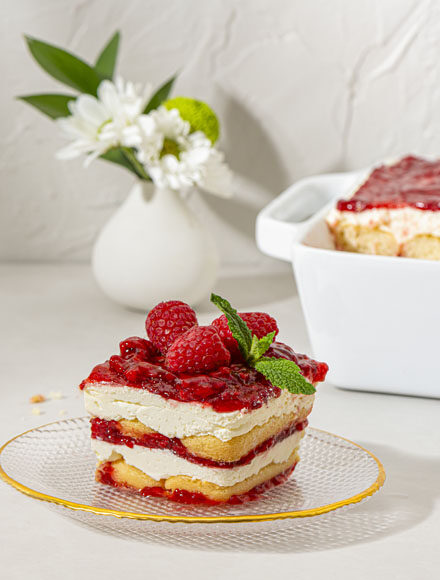 Tiramisu aux framboises