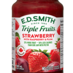 E.D.SMITH TRIPLE FRUITS®  Strawberry Raspberry & Plum Fruit Spread