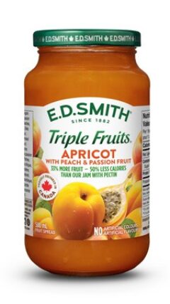 E.D.SMITH TRIPLE FRUITS Apricot Peach Passion Fruit Spread