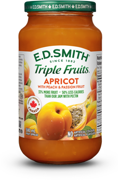 E.D.SMITH TRIPLE FRUITS Apricot Peach Passion Fruit Spread