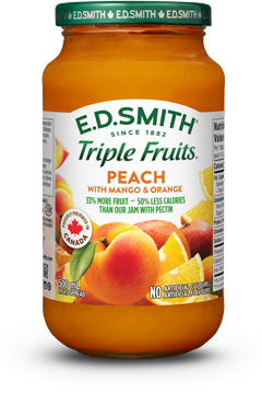 E.D.SMITH TRIPLE FRUITS Peach Mango Orange Fruit Spread
