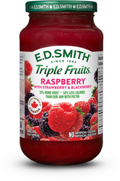 E.D.SMITH TRIPLE FRUITS® Raspberry Strawberry & Blackberry Fruit Spread