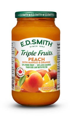 E.D.SMITH TRIPLE FRUITS Peach Mango Orange Fruit Spread