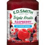 E.D.SMITH TRIPLE FRUITS® No Sugar Added Raspberry Strawberry Blackberry Fruit Spread