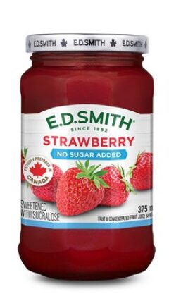 E.D.SMITH No Sugar Added Strawberry Fruit Spread