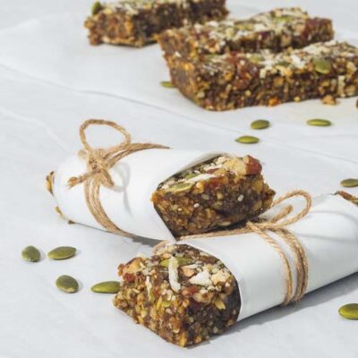 No Bake Pumpkin Spice SuperFood Bars