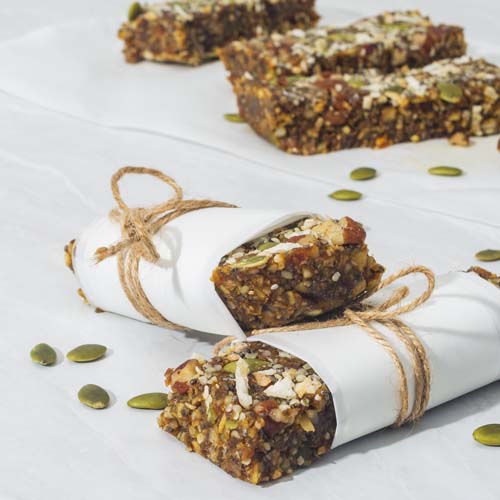 No Bake Pumpkin Spice SuperFood Bars