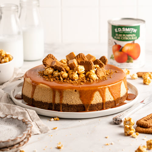 Pumpkin Cookie Butter Cheesecake