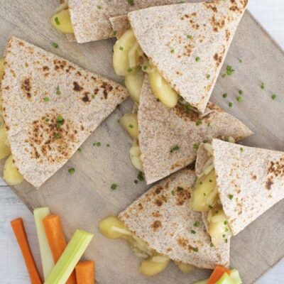 Apple Cheddar Quesadillas