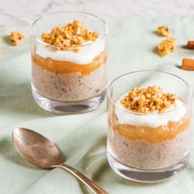 Apple Pie Chia Pudding Parfaits