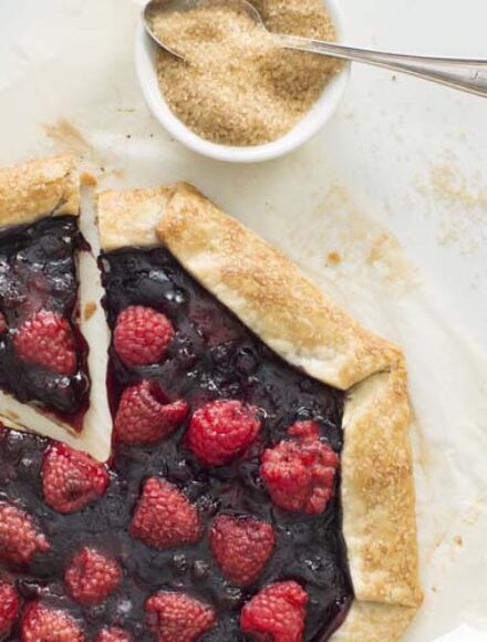 Blueberry Raspberry Mascarpone Galette