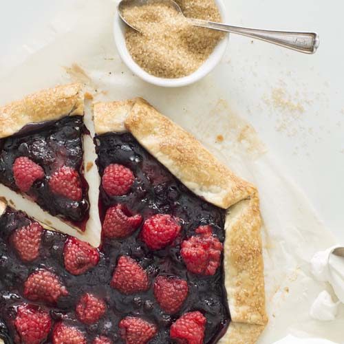 Blueberry Raspberry Mascarpone Galette