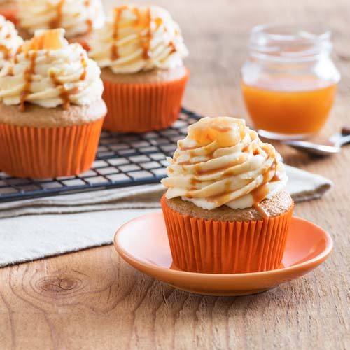 Caramel Apple Cupcakes