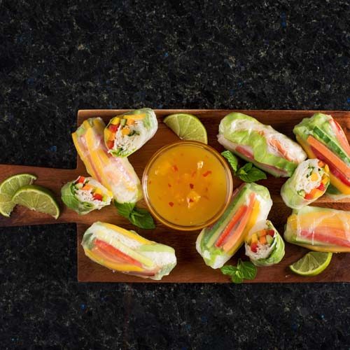 Fresh Summer Salad Rolls