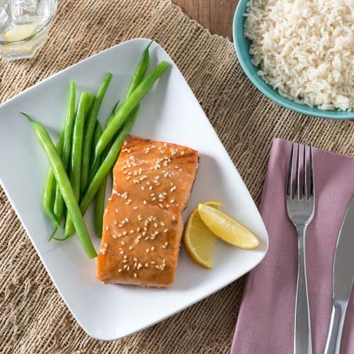 Glazed Asian Salmon