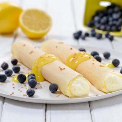 Lemon Coconut Crepes