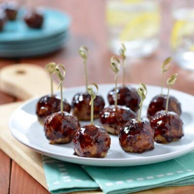 Raspberry Balsamic Meatballs