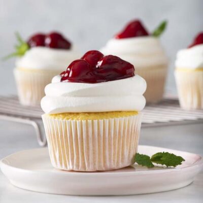 Strawberry Shortcake Cupcakes