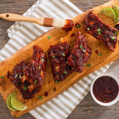 Strawberry-Sriracha Bbq Ribs