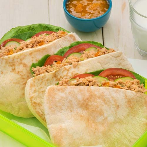 Sweet And Spicy Tuna Pita Pockets