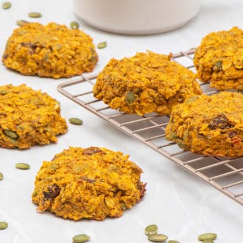 Healthy Pumpkin Breakfast Cookies