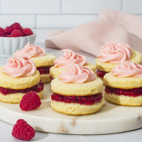 Mini Raspberry Layer Cake