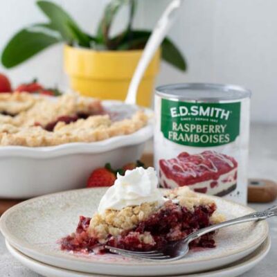 Raspberry Crumble Pie