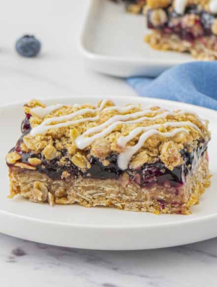 Blueberry Oatmeal Pie Bars